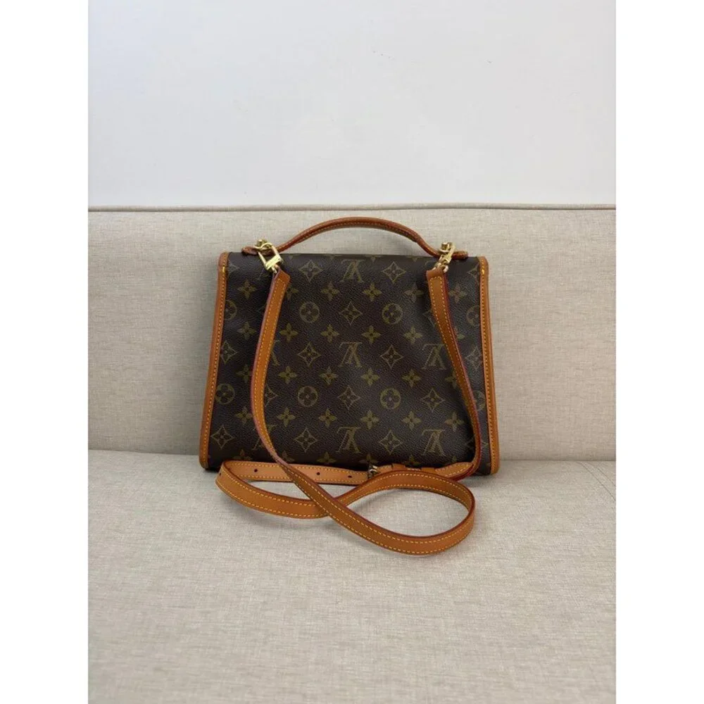 LOUIS VUITTON Brown Monogram Canvas Bel Air GHW